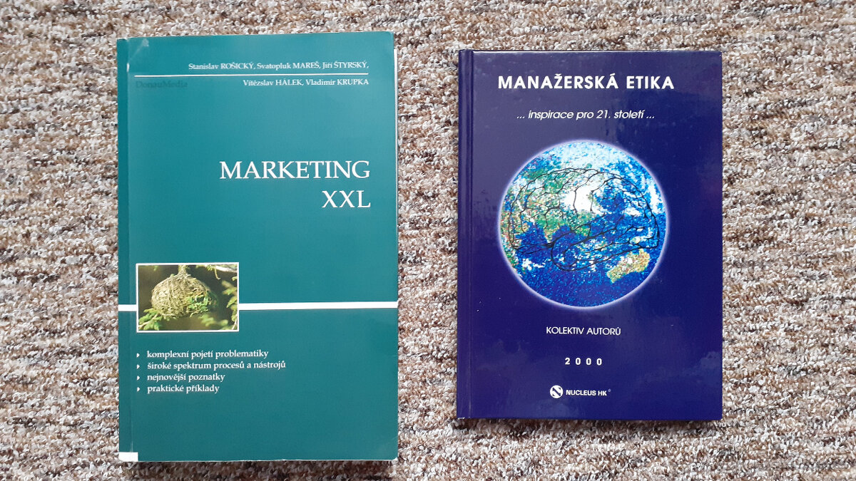 Knihy pro VŠ - marketing, management