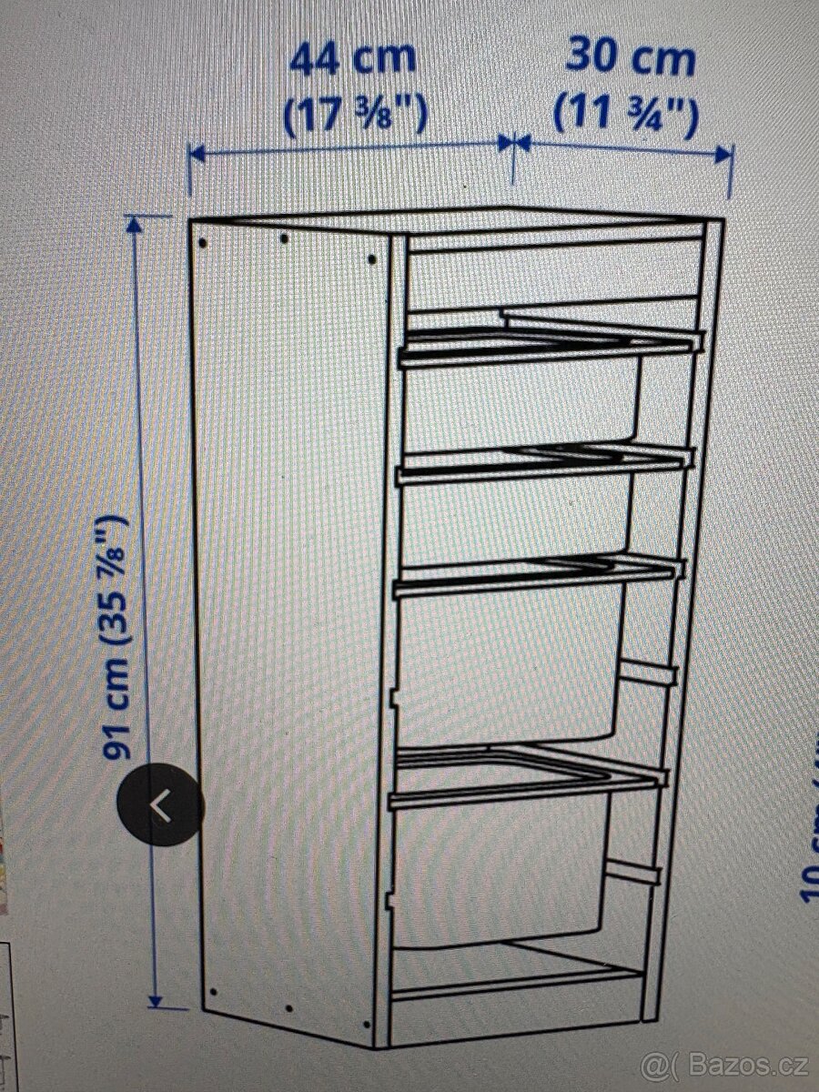 2x Úložná sestava s krabicemi Trofast-IKEA