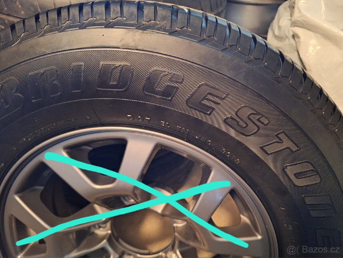 BRIDGESTONE DUELER 195 80 15