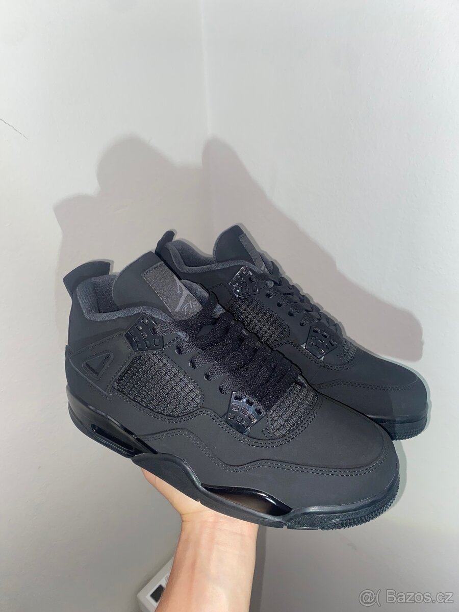 Tenisky Jordan 4 Black Cat- vel. 43, NOVÉ