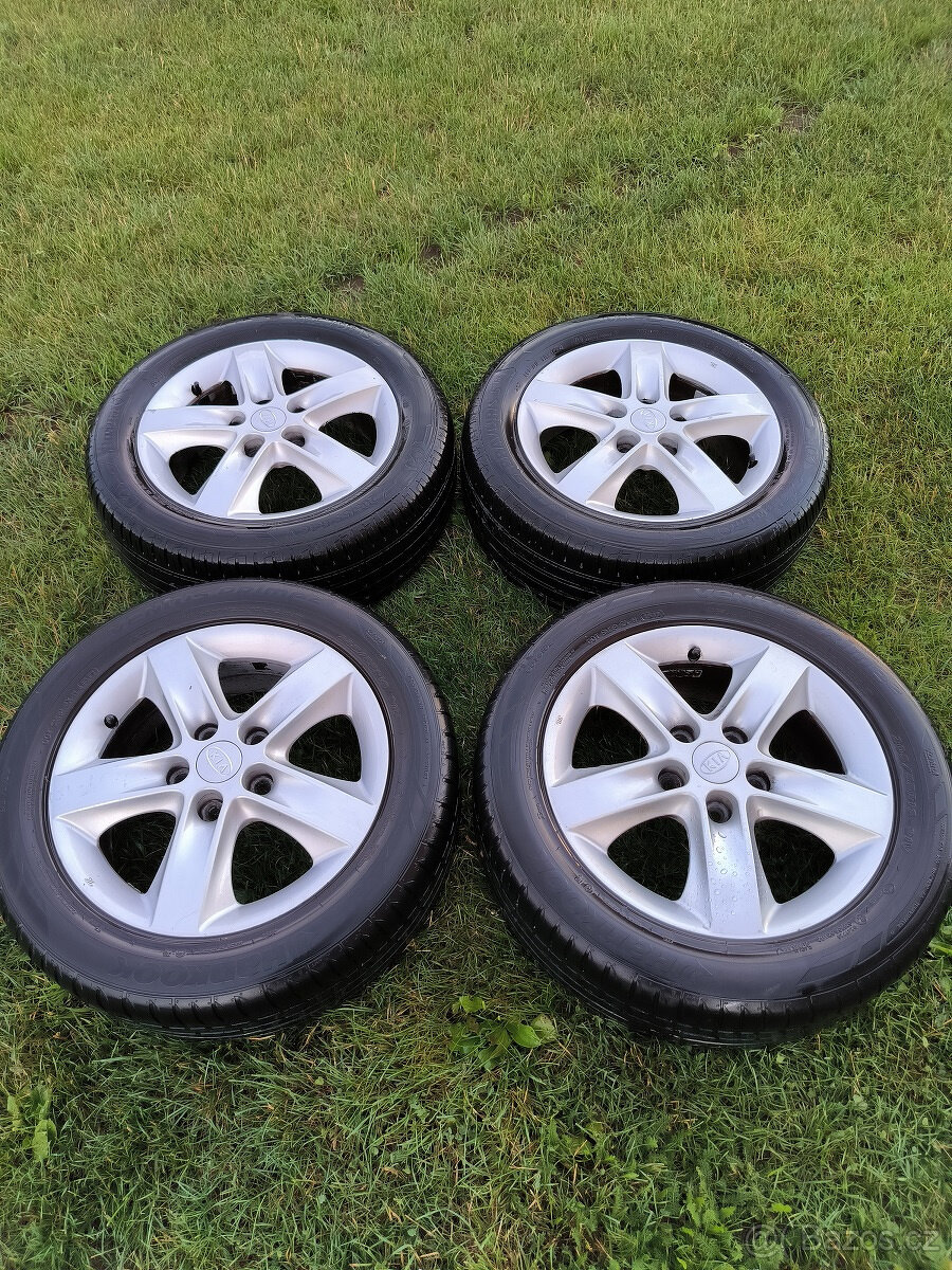 4 org. ALU kola KIA 16´´5x114,3, 205/55/16 CEED