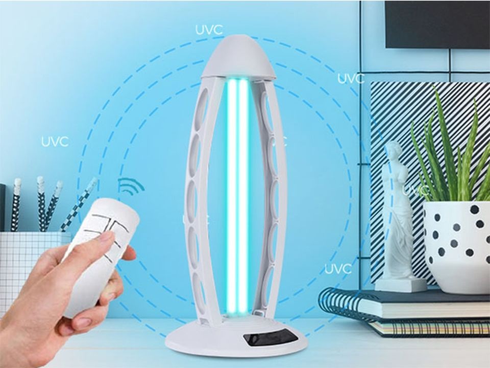 Germicidní UV-C dezinfekční lampa s ozónem - ničí COVID