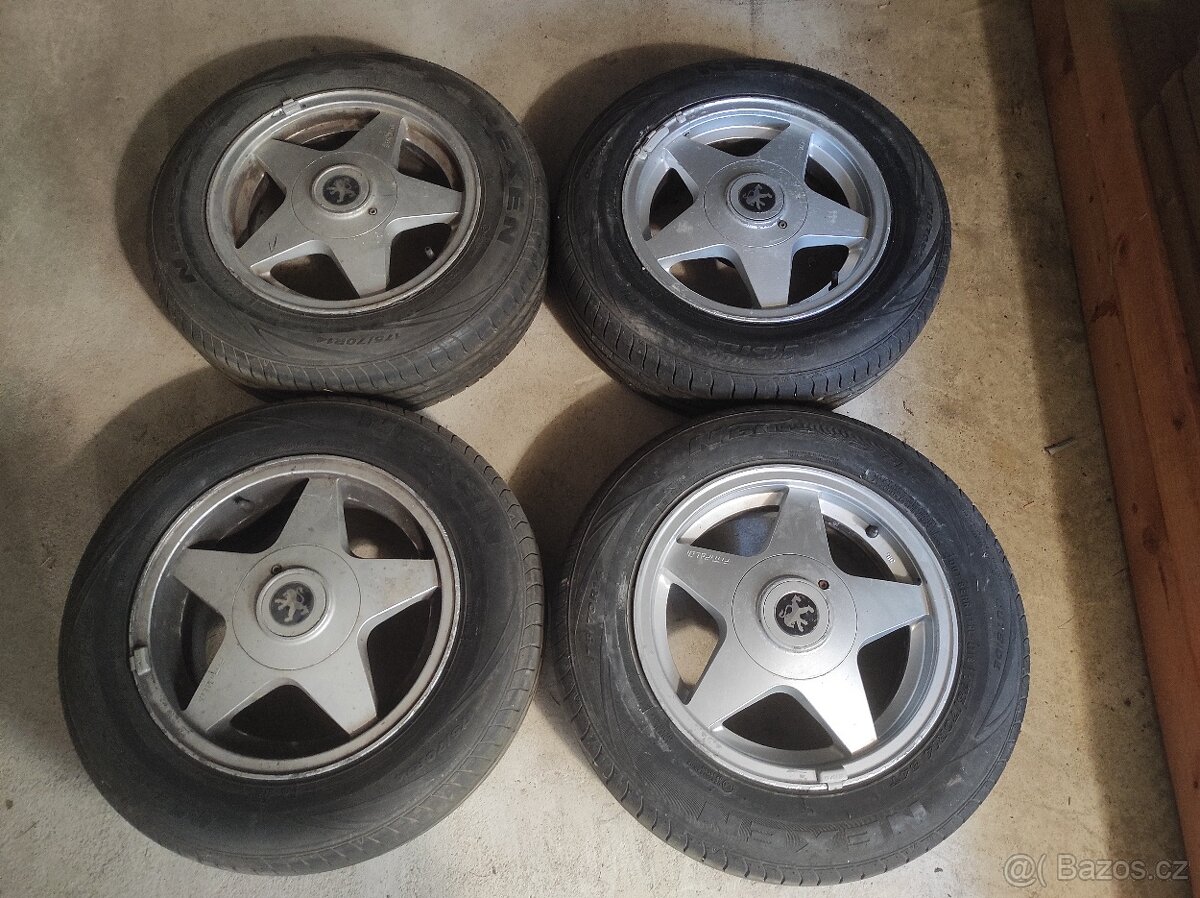 Prodám retro kola OZ Fittipaldi 6jx14h2 - Peugeot