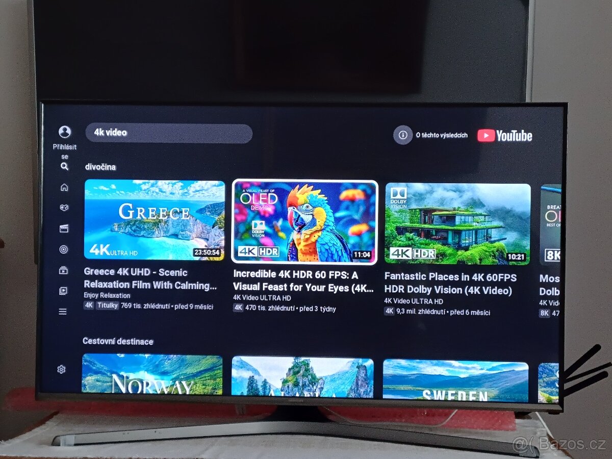 Smart TV Samsung UE43J5502-úhlopříčka 108cm, Wi-Fi, DVBT2