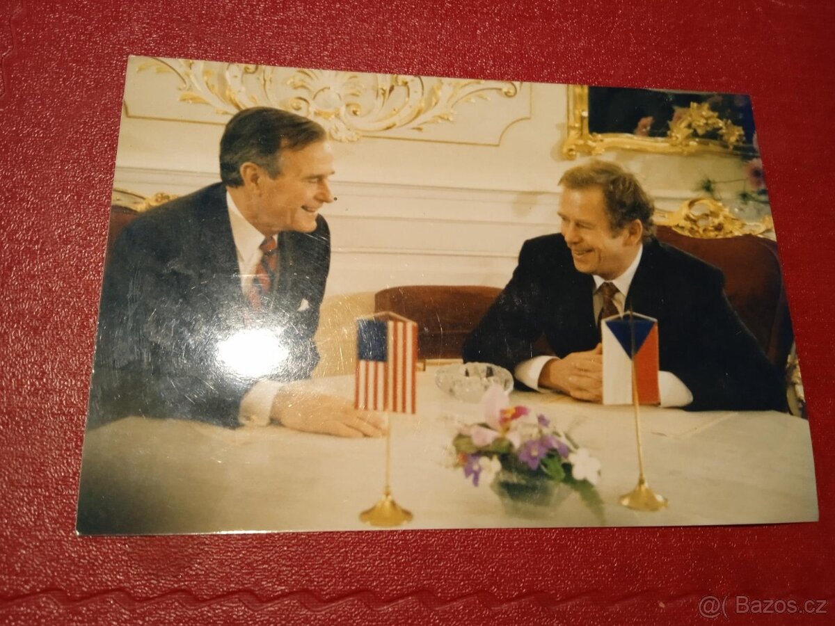 Autentická fotografie prezidentů