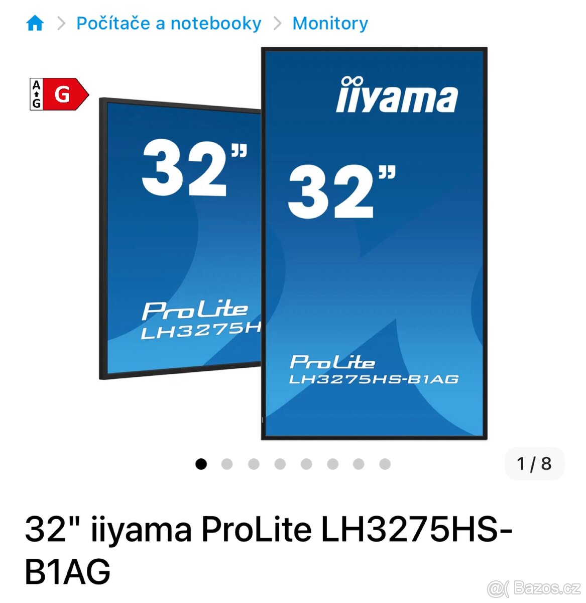 POS Display/Reklamní televize 32" iiyama ProLite