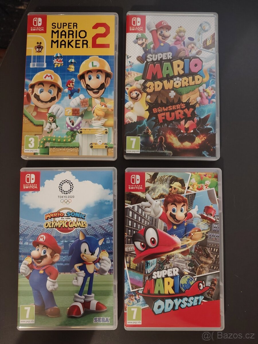 Nintendo Switch hry (jako nové)