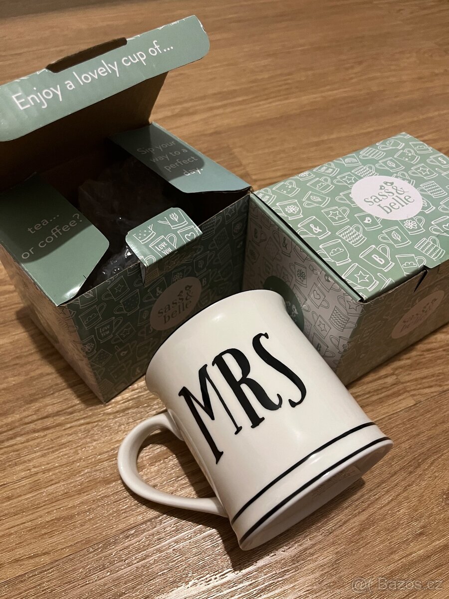 Hrnečky pro novomanžele Mr + Mrs