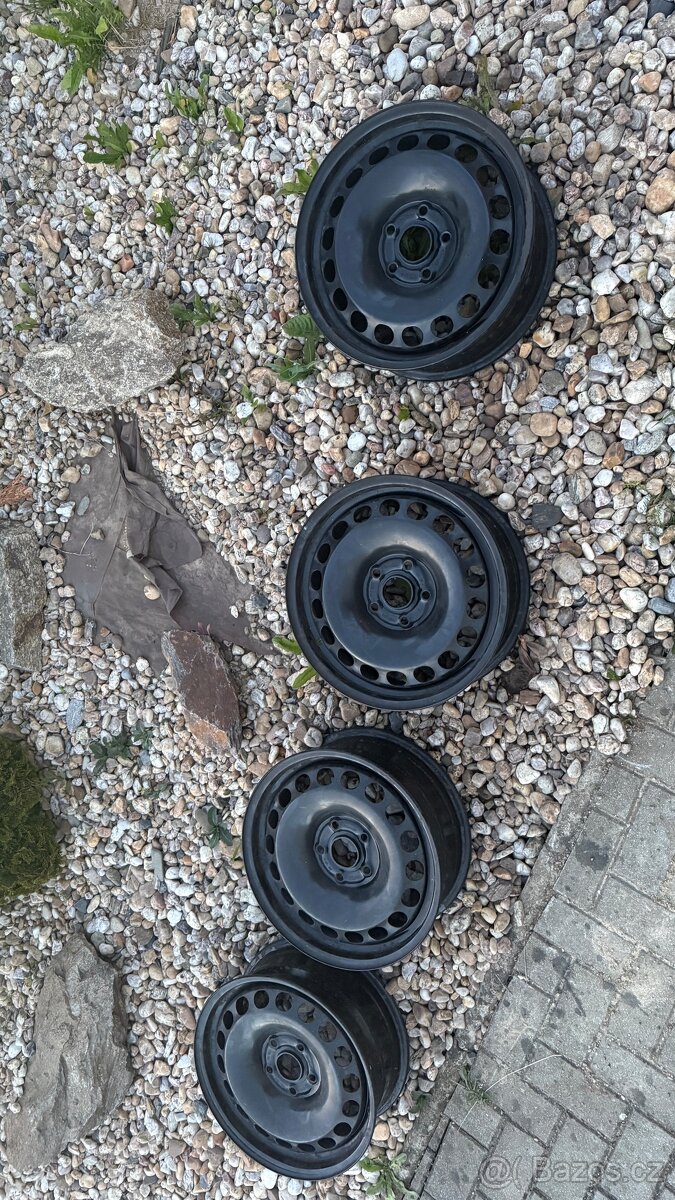 5X112 PLECHOVÉ DISKY VW ŠKODA 6.5Jx16 ET41