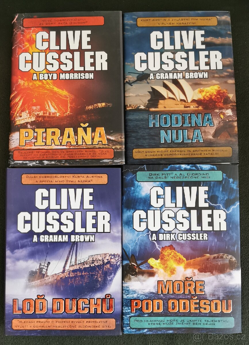 4 x Clive Cussler