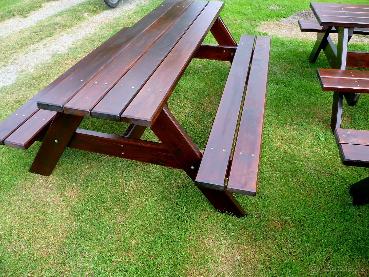 Pivní set, zahradní posezení tloušťky 4cm