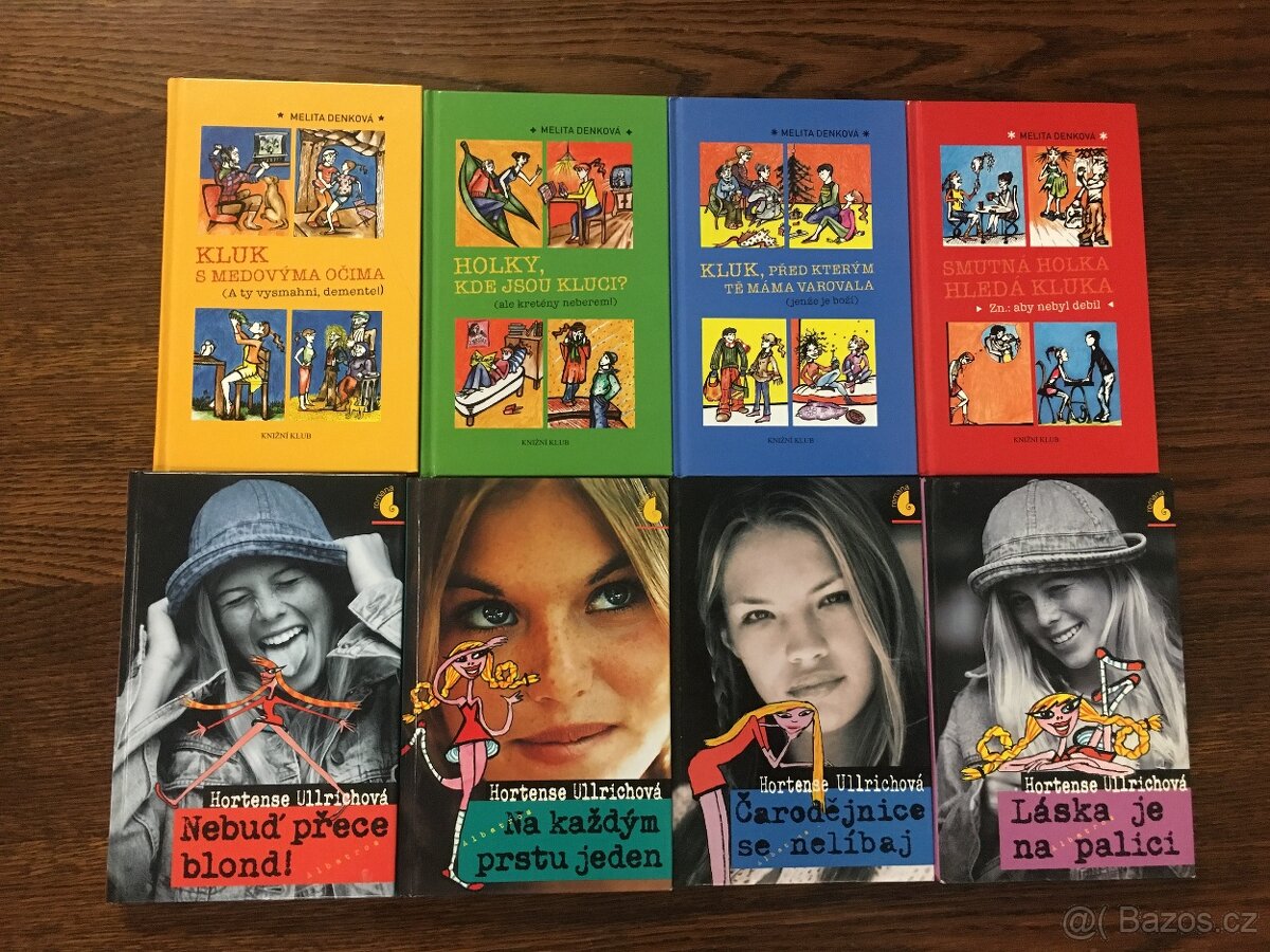 Sady knih pro dívky.