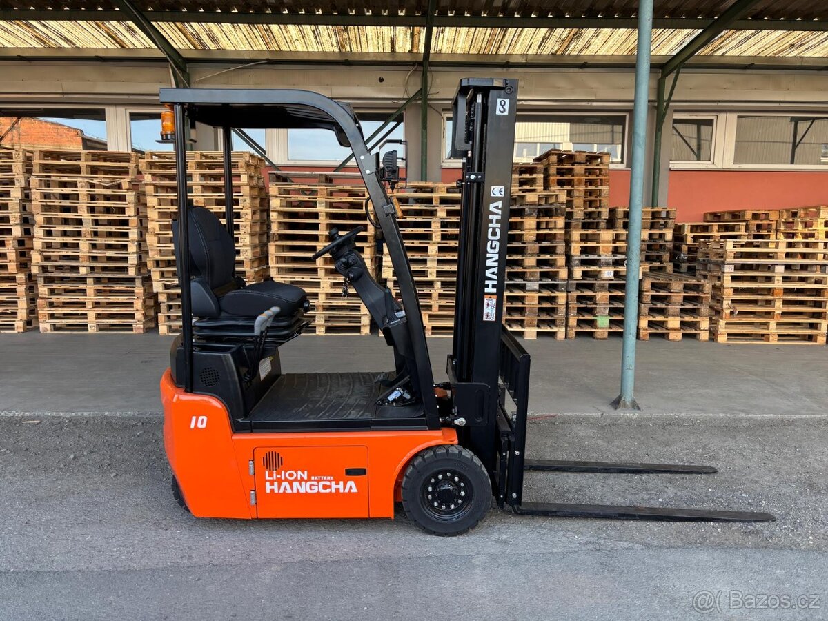 Li-Ion, tříkolový vysokozdvižný vozík HC, 1000kg