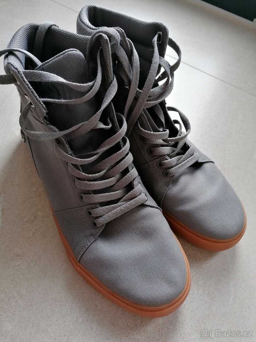 Pánské boty Supra aluminium šedá