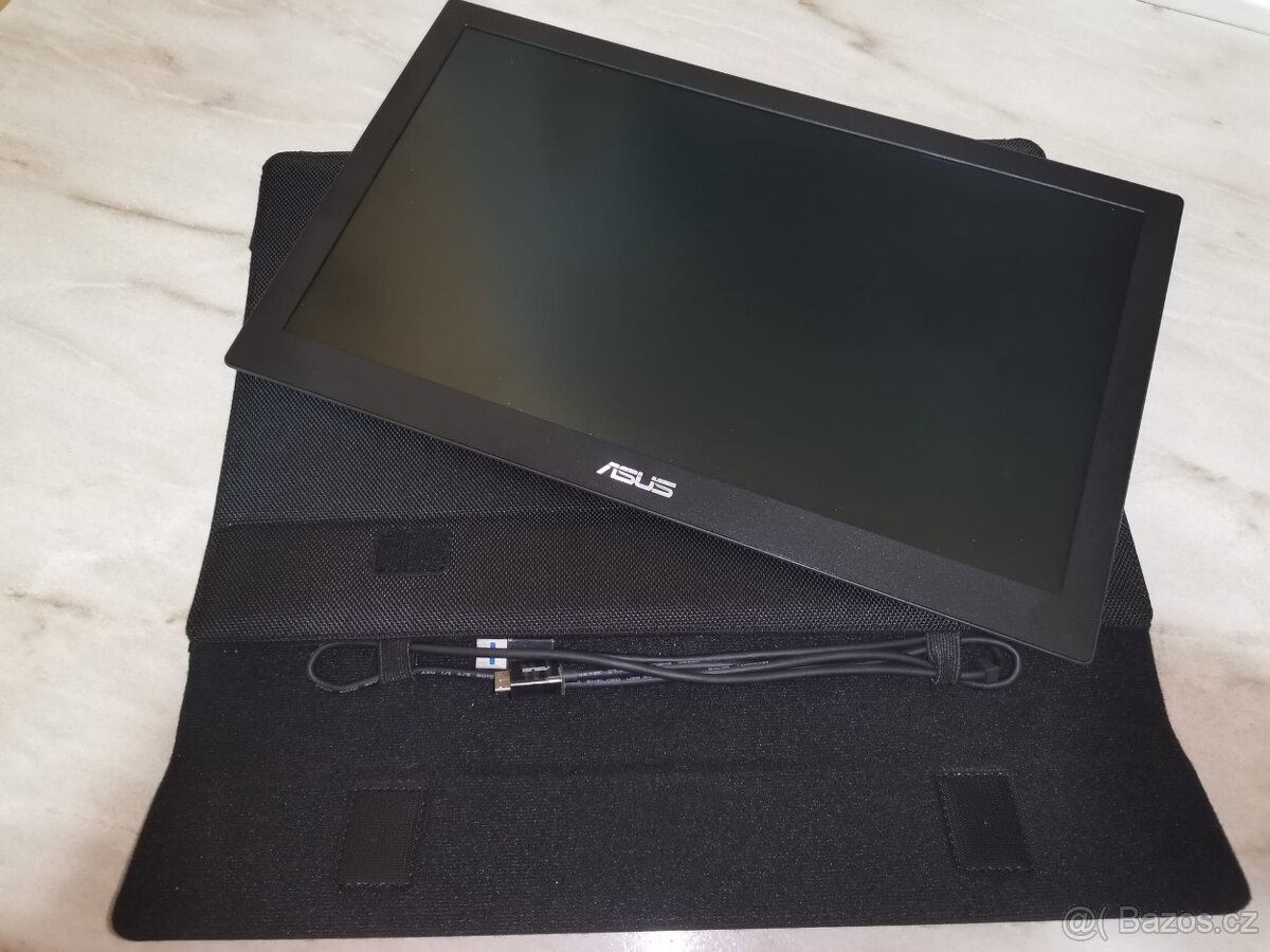 16" ASUS MB168B - tenký, přenosný LCD monitor