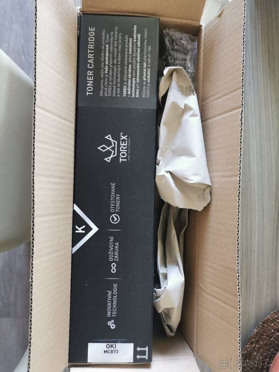 Toner TOREX OKI MC873, černý, 15000 stran