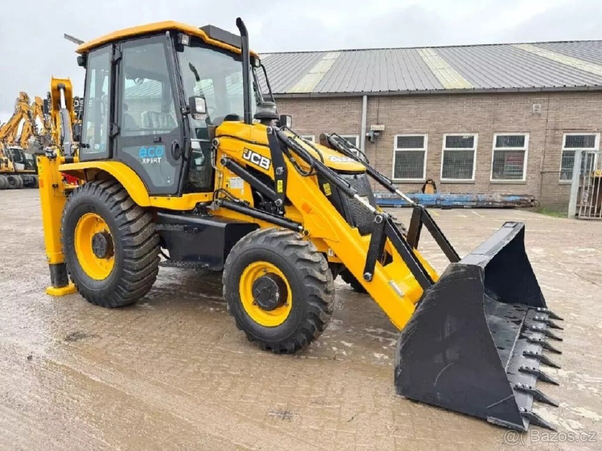 traktorbagr|Stav 100%|JCB 3CX&55 kW-1215 MTH&