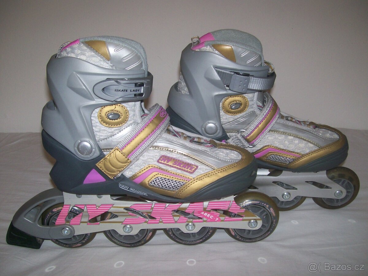 Kolečkové brusle HY SKATE ISKATE LADY - č.37