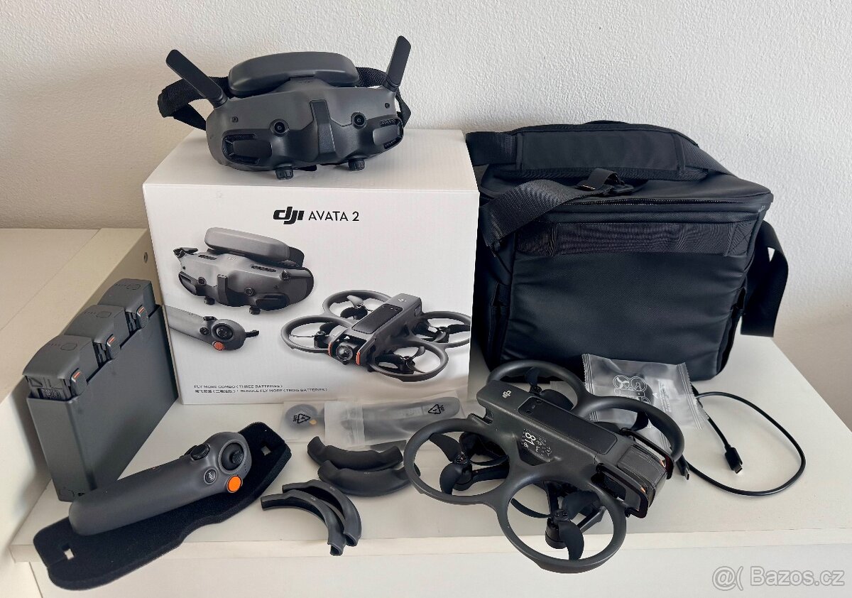 DJI Avata 2 Fly more combo 3 baterie