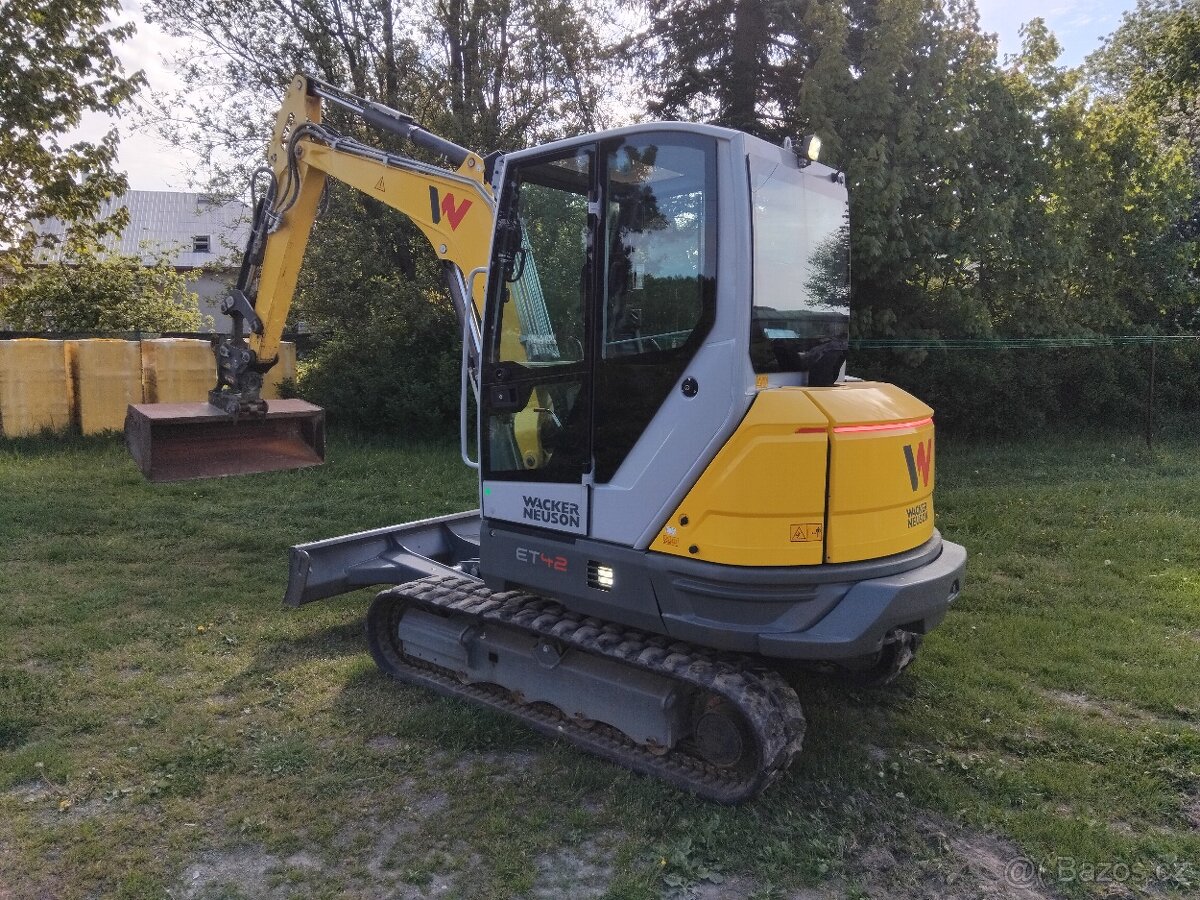 Pásový Minibagr Wacker Neuson ET42 Plná výbava