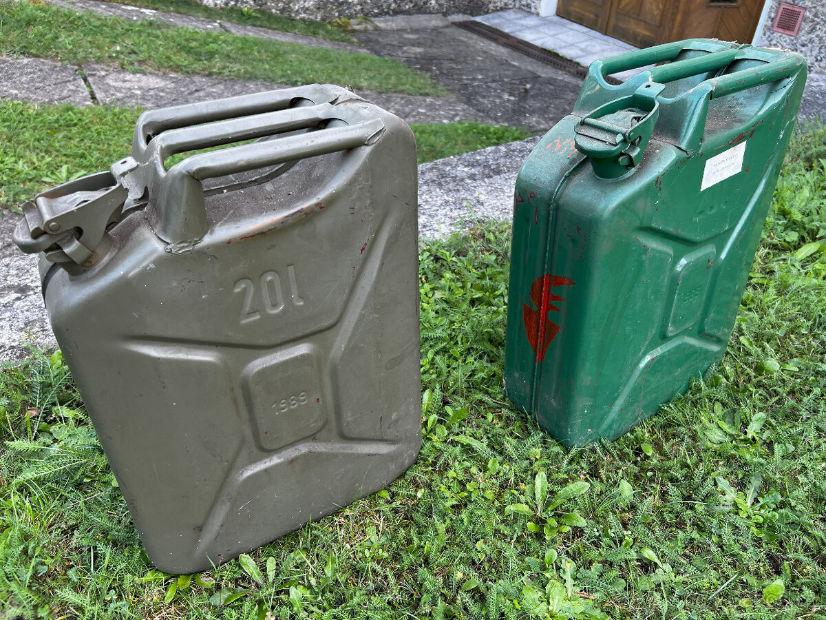 20l kovové kanystry na benzín