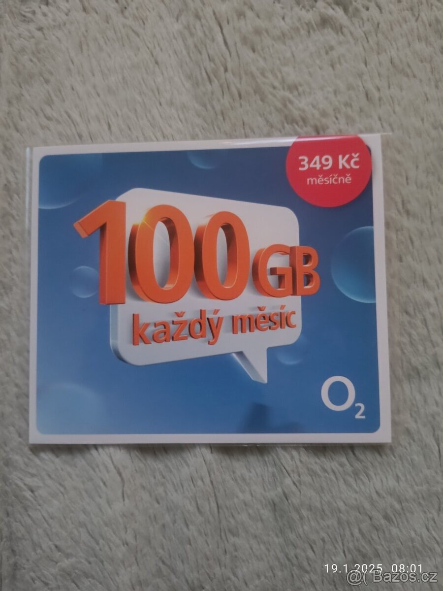 Prodám Datové Předplacené SIM .