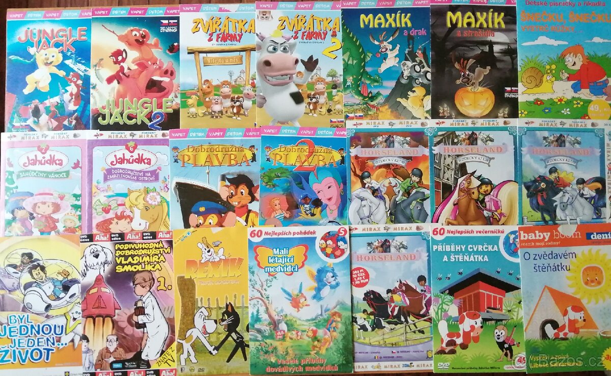 PRODÁM DVD POHÁDKY PRO DĚTI