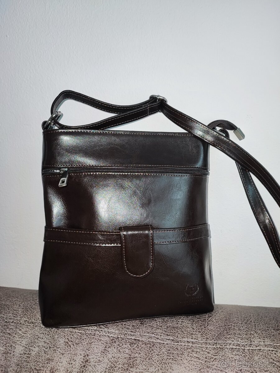 Kabelka crossbody kožená Paolo Peruzzi