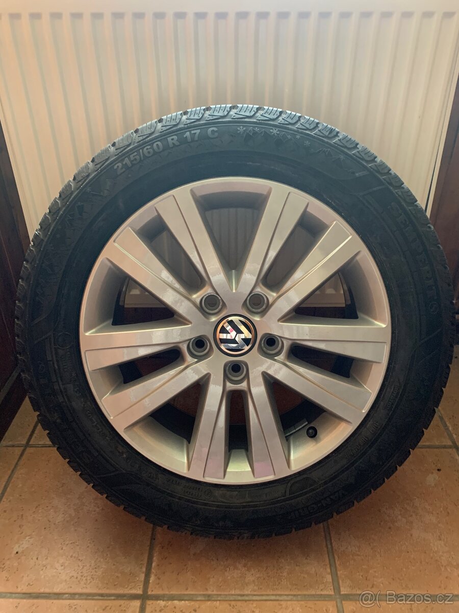 Originál alu na Multivan T6 včetně zimních pneu