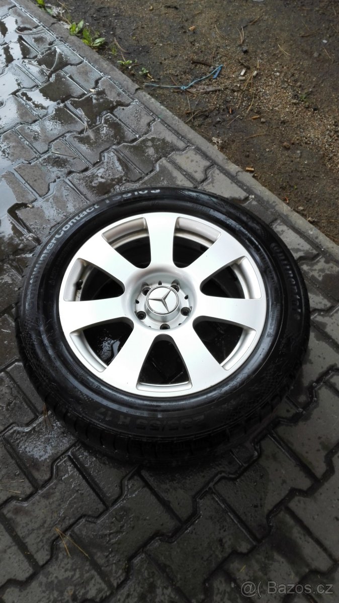 Alu kola + pneu 17 na Mercedes