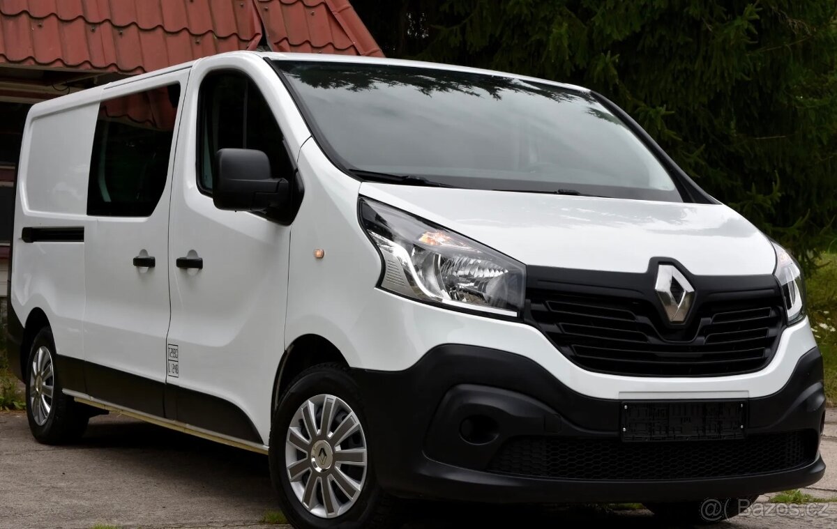 HEZKÝ RENAULT TRAFIC 1.6 DCI — LONG — 5 MÍST — 2015 —