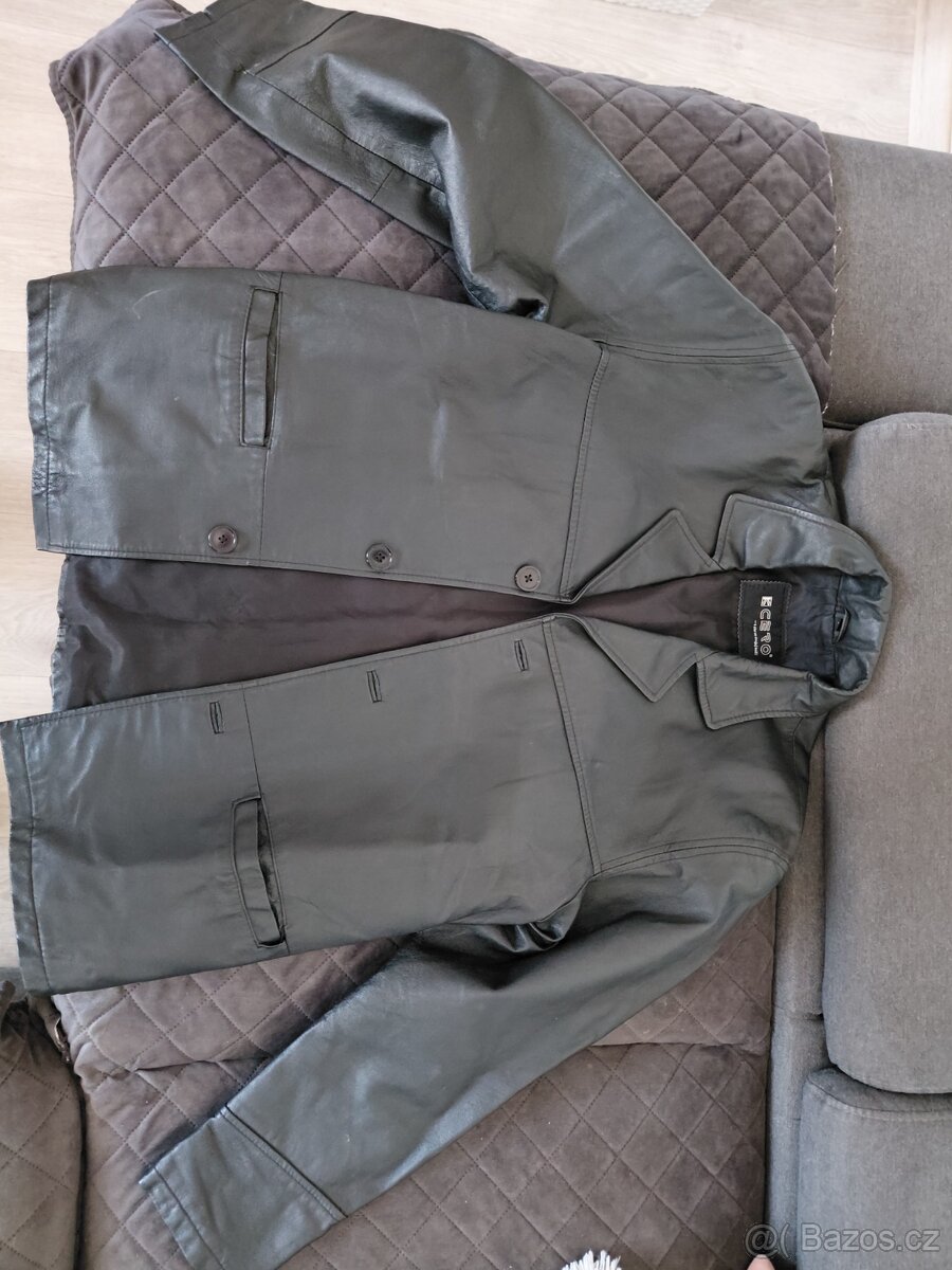 Kožené pánské sako