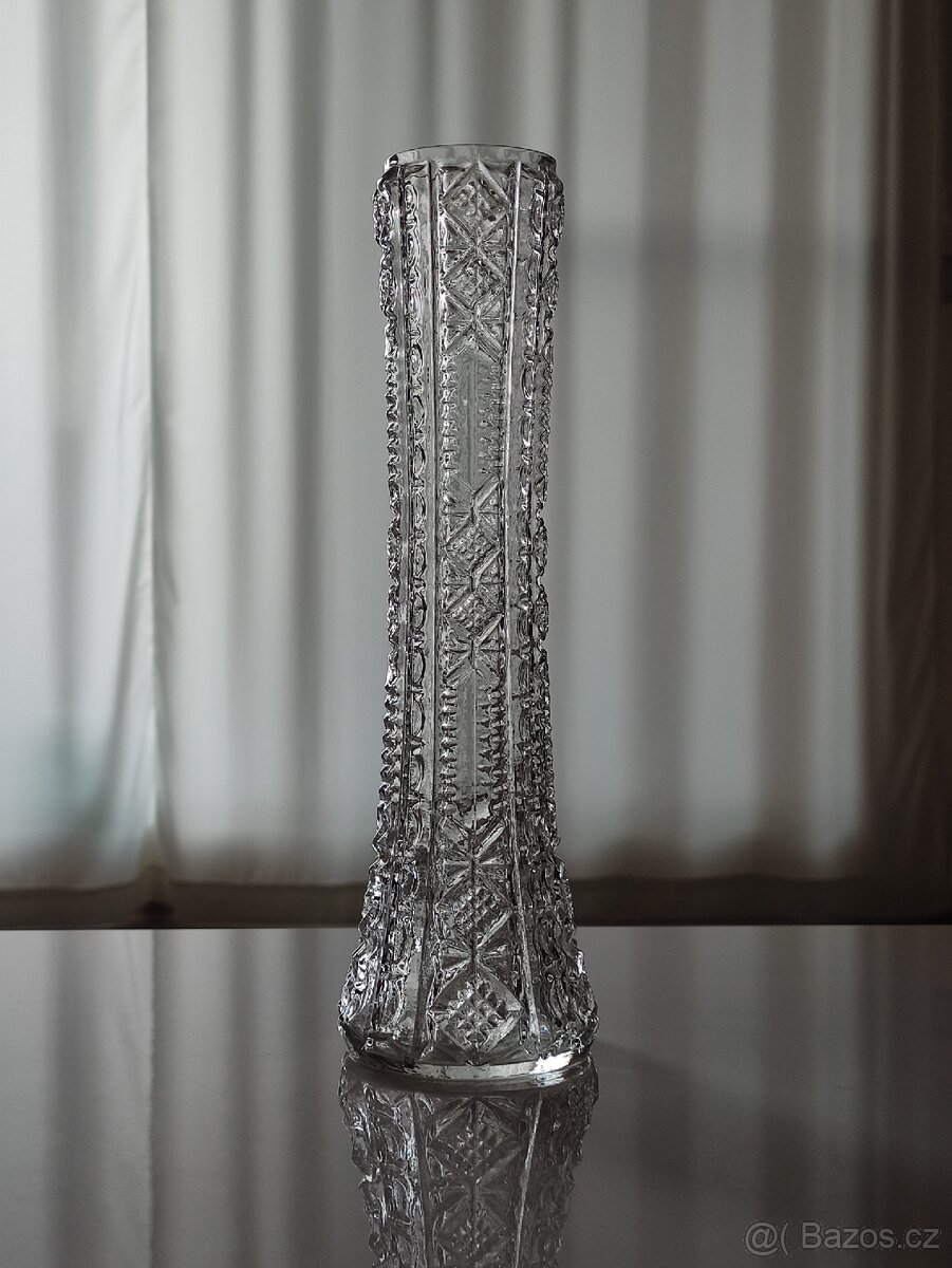 Váza čirá, Crystalex, POŠTOVNÉ 50 Kč