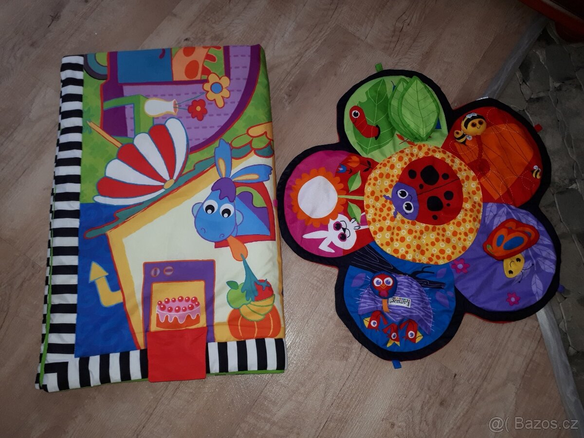 Hrací deka Playgro + Zahrádka Lamaze