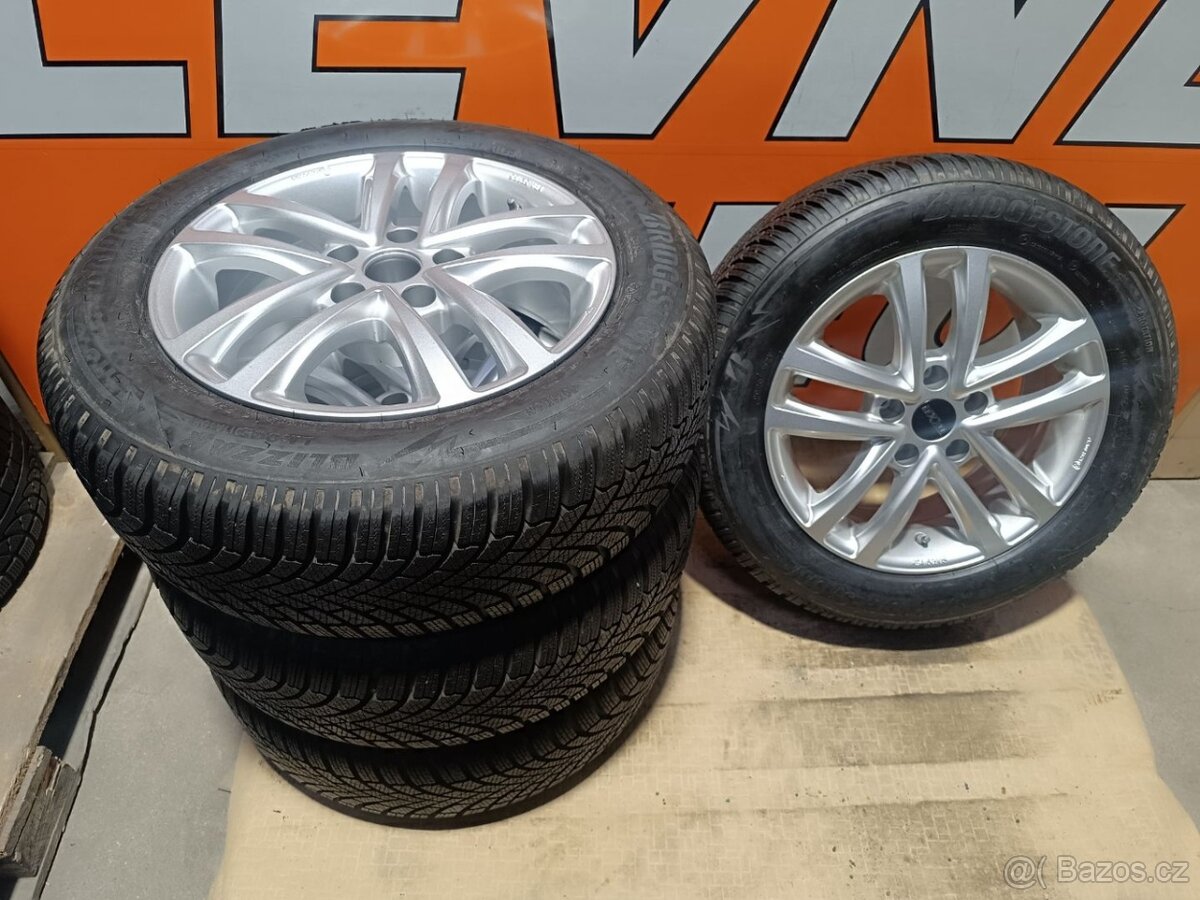 ALU kola Oxxo, 6,5x16'' 5x112+zimní pneu 205/60R16