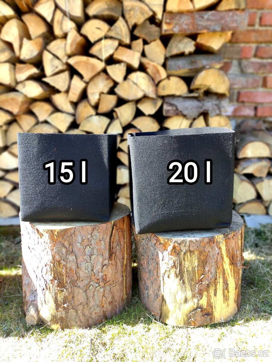 Textilní květináče