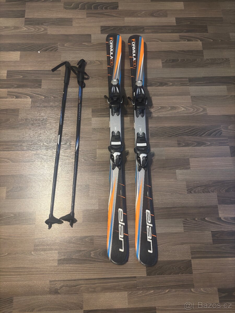 Dětské lyže 130cm + hůlky 96cm
