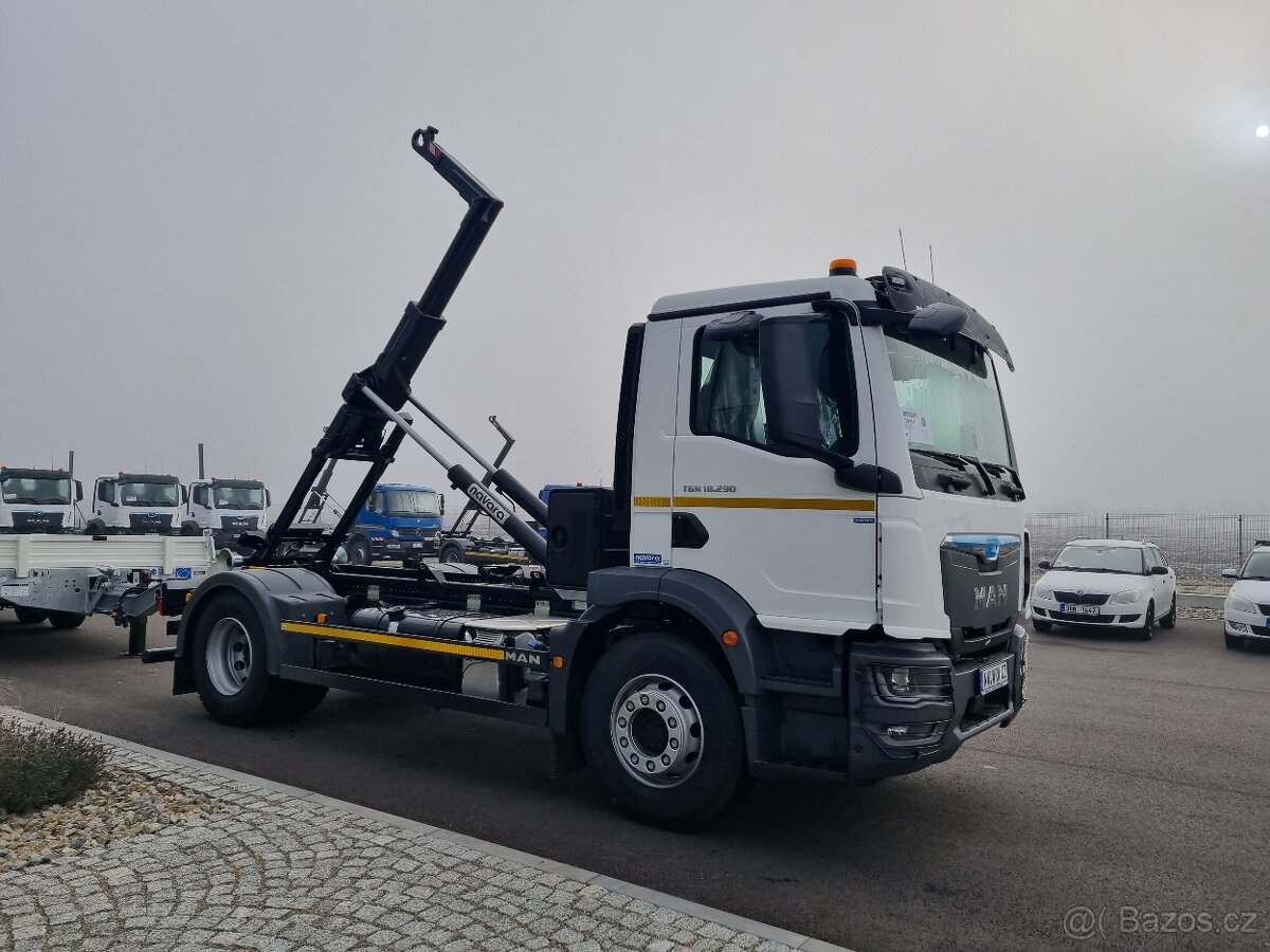 NEJETÝ MAN TGM 18.290 NOSIČ KONTEJNERU 10T