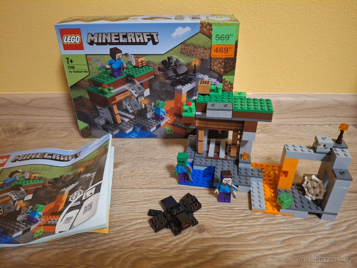 Lego minecraft opuštěný důl