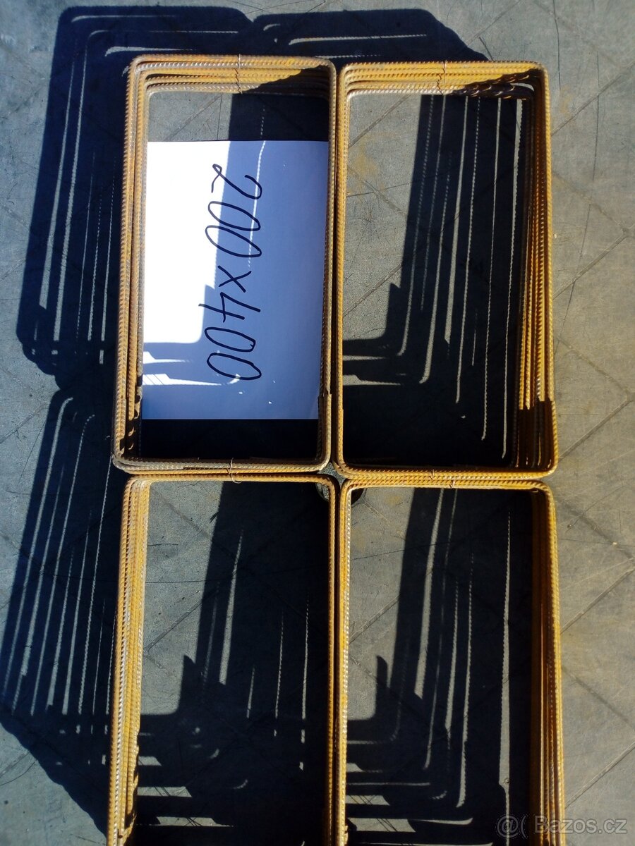 Třmínky, výztuž, roxor 6, různé