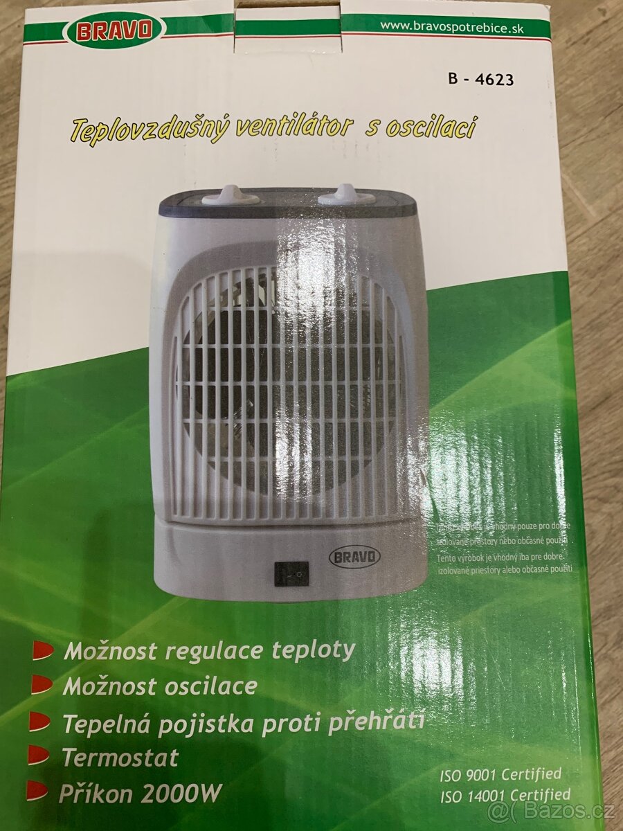 Teplovzdušný ventilátor Bravo B4623