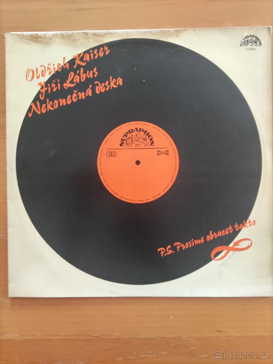 Oldřich Kaiser Jiří Lábus vinyl LP Nekonečná deska