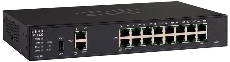 router CISCO - Cisco RV345 Gig Dual WAN VPN, RF