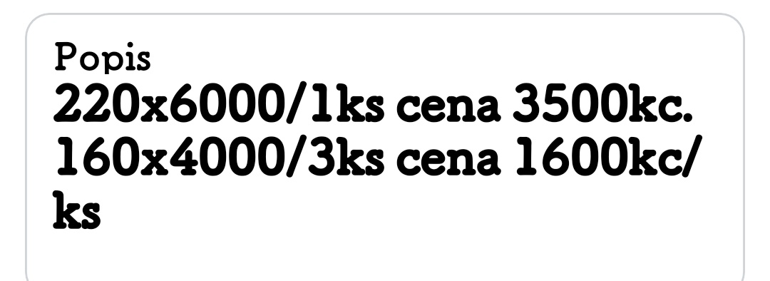 Ička,traverzy