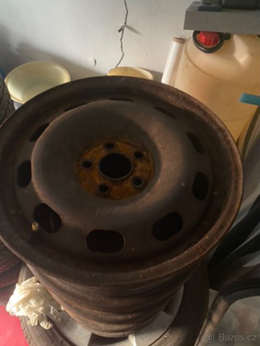 Plechové disky VW 5x100 R15