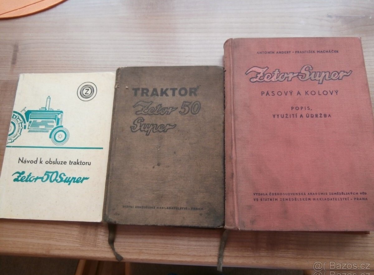 KOUPÍM literaturu ke starých traktorům a motocyklům