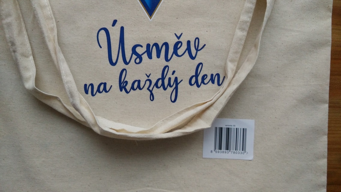 Nová unisex nákupní taška ze 100% bavlny, eko bio produkt