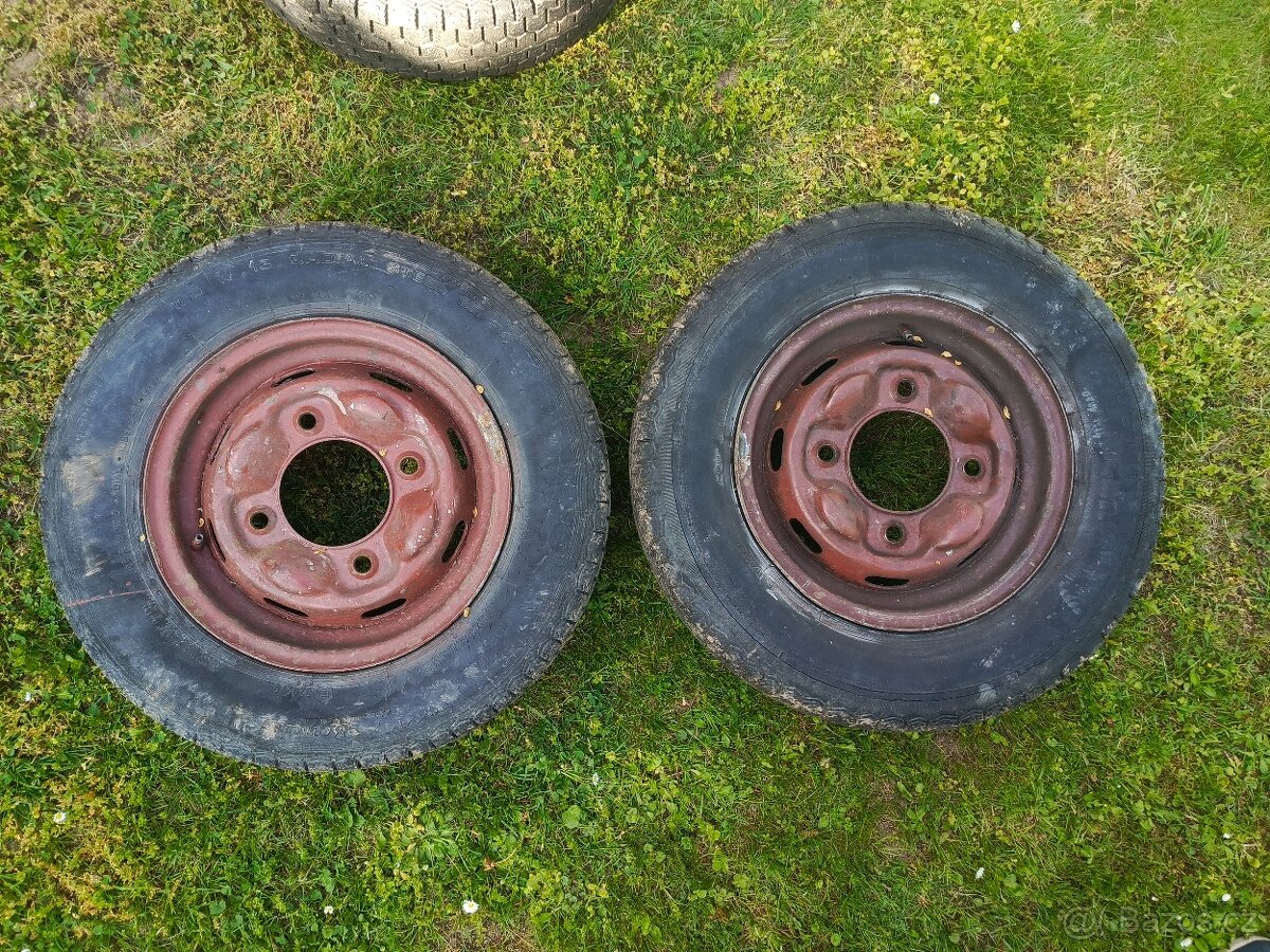 Prodám disky s pneumatikami Wartburg 353