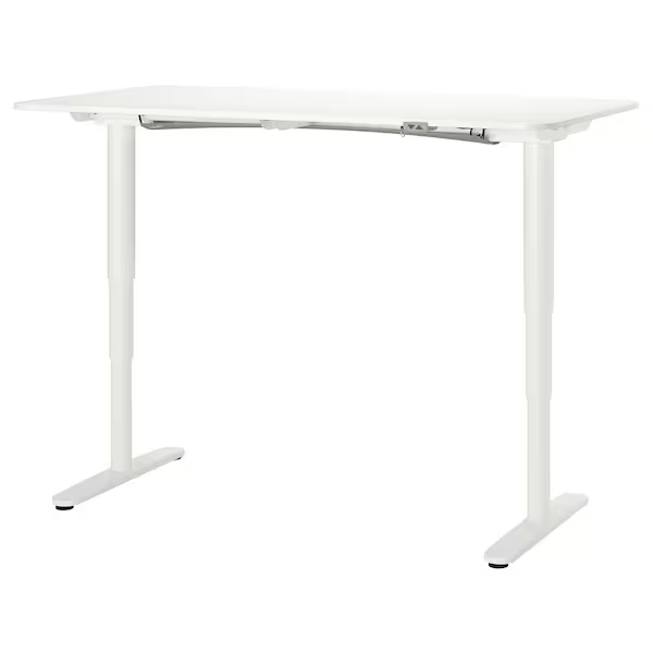 Elektrický stůl IKEA Bekant – 160 × 80 cm, bílý