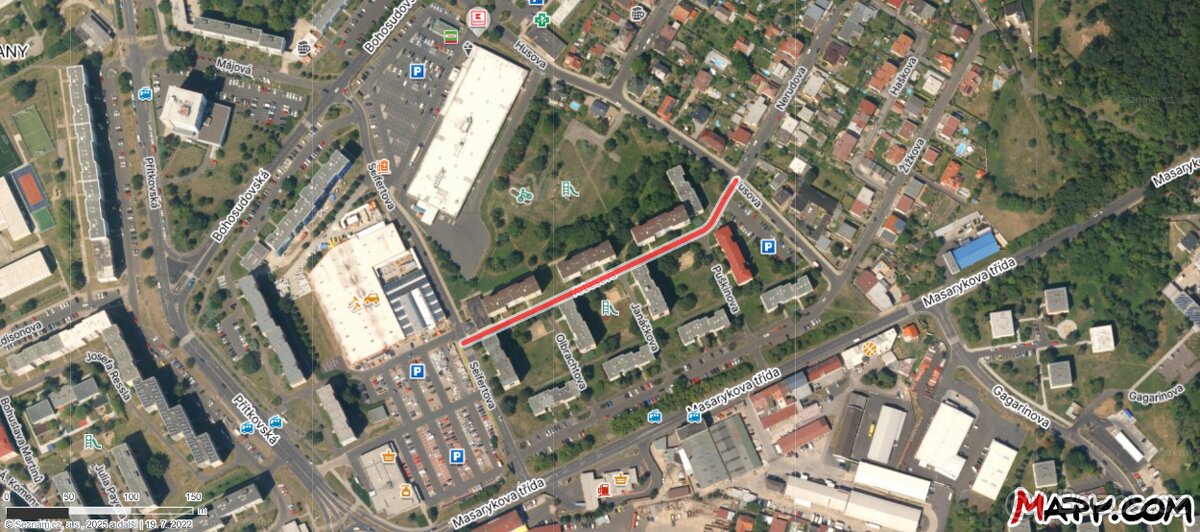 Družstevní byt 2+kk, 47m2, ulice Arbesova
